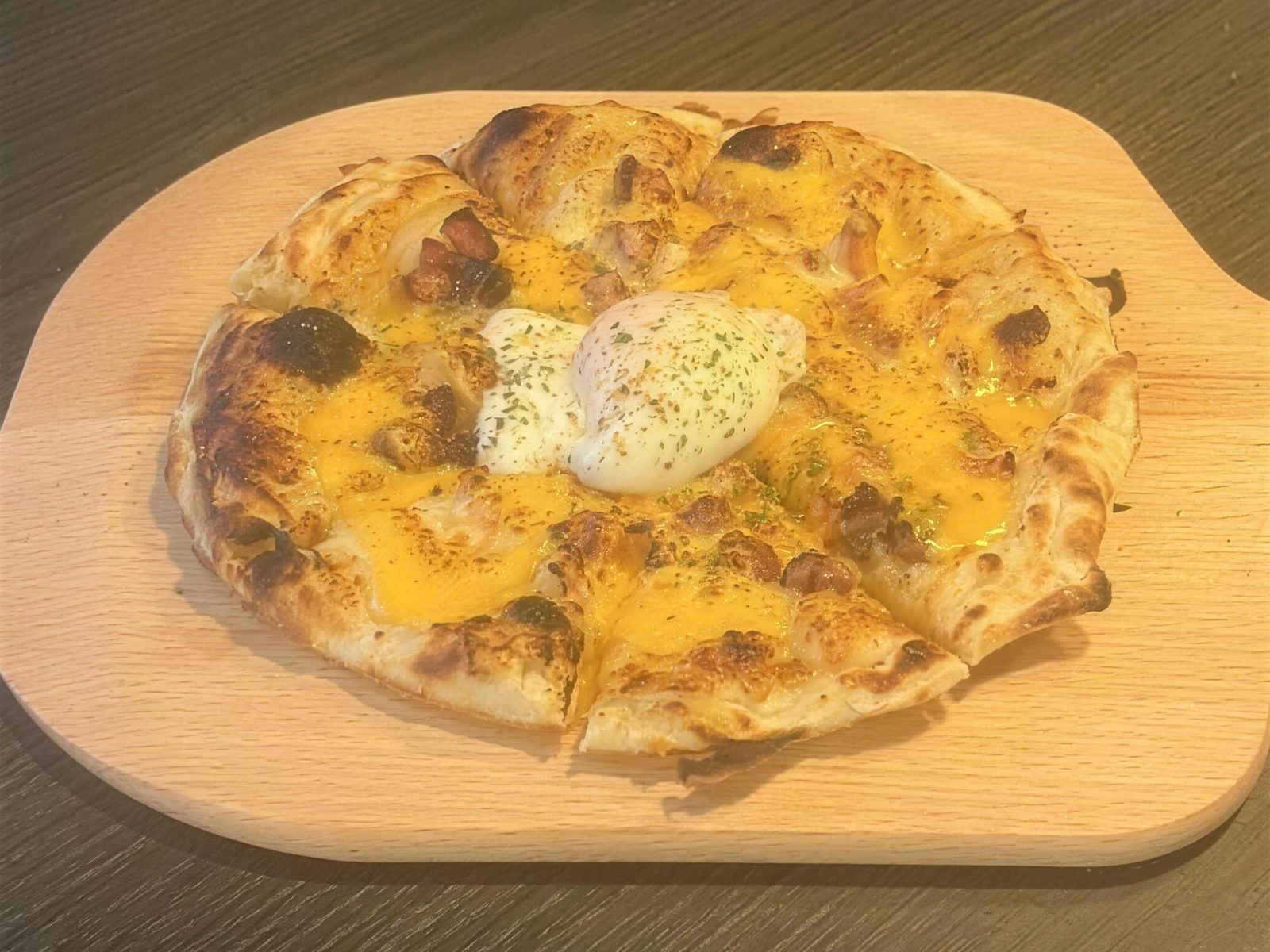Wood-fired pizza